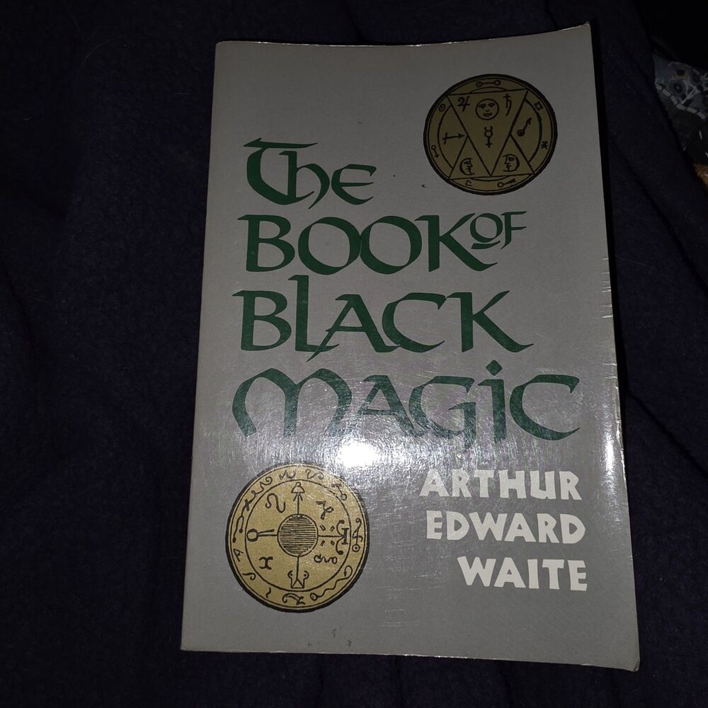 📖 Arthur Edward Waite Book of Black Magic 1993 Occult Wicca Pagan Mysticism